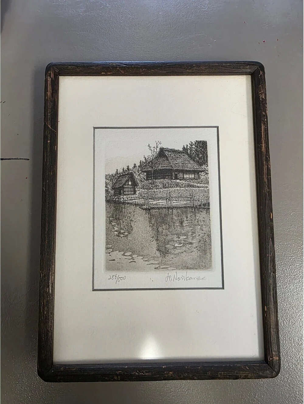 Limited Edition Etching by Norikane Hiroto - Signed and Numbered 286/500